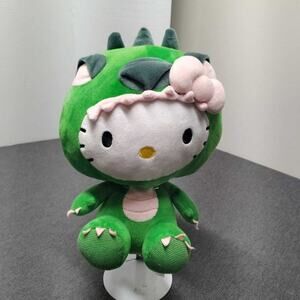 Sanrio Hello Kitty Green Dragon Plush 11.5" Fiesta Toy Stuffed Animal
